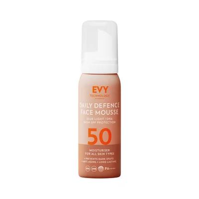 EVY Technology Daily Defence Face Mousse SPF50 — solkräm bäst i test 2026